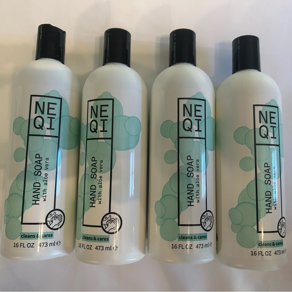 Lot of 4 NEQI hand soap with Aloe Vera